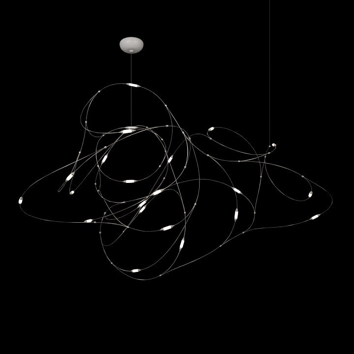 Подвесная люстра loft it flock of light 10309/21 cr