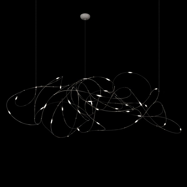 Подвесная люстра loft it flock of light 10309/31 cr