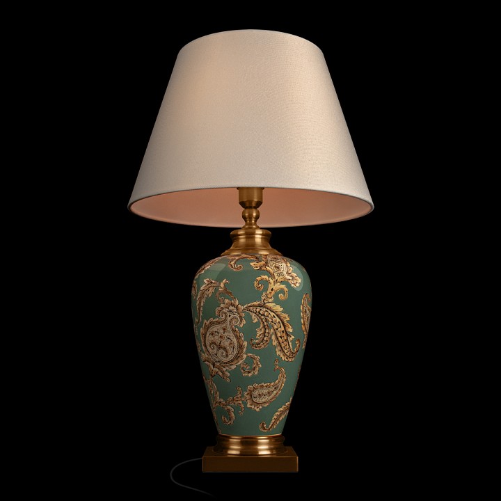 Настольная лампа декоративная loft it delphinium 10386t