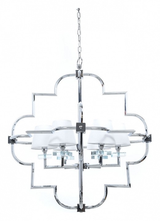 Подвесная люстра lumina deco baltimore ldp 8020-6 chr+wt