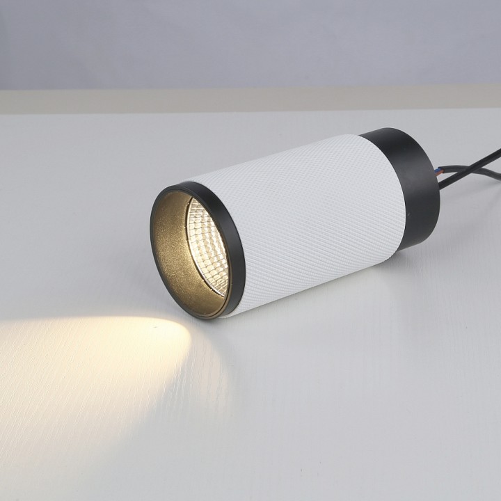 Накладной светильник iledex delta 1954-10w-3000k-36 bk+wh