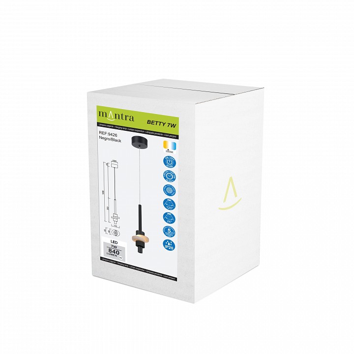 Подвесной светильник mantra betty 9426