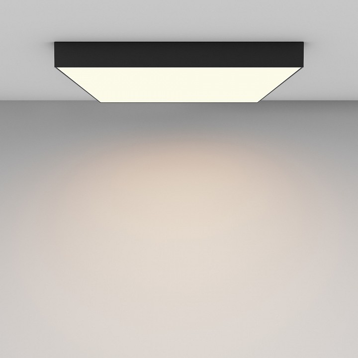 Накладной светильник maytoni zon c032cl-90w3k-sq-b