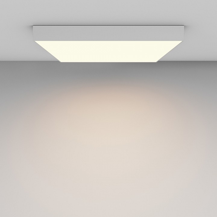 Накладной светильник maytoni zon c032cl-90w3k-sq-w