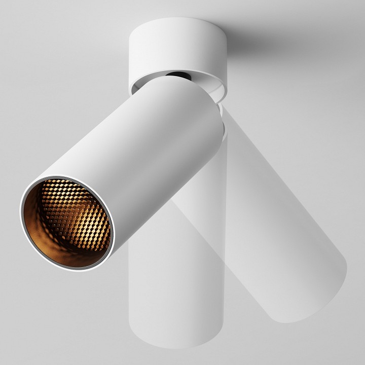Светильник на штанге maytoni focus led c055cl-l12w2.7k-w-w