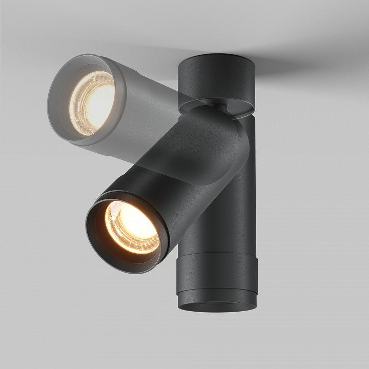 Светильник на штанге maytoni focus zoom c055cl-l12w2.7k-z-b