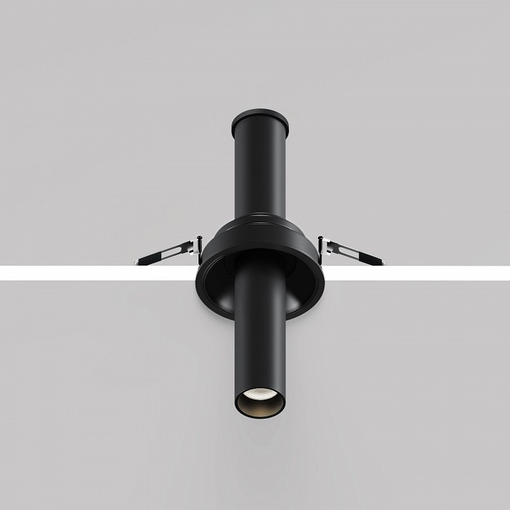 Встраиваемый светильник maytoni focus t c140rs-l200-7w3k-b