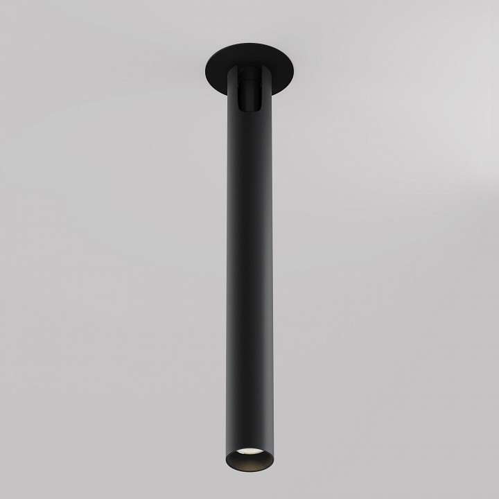 Встраиваемый светильник на штанге maytoni focus t c141rs-l300-6w3k-b