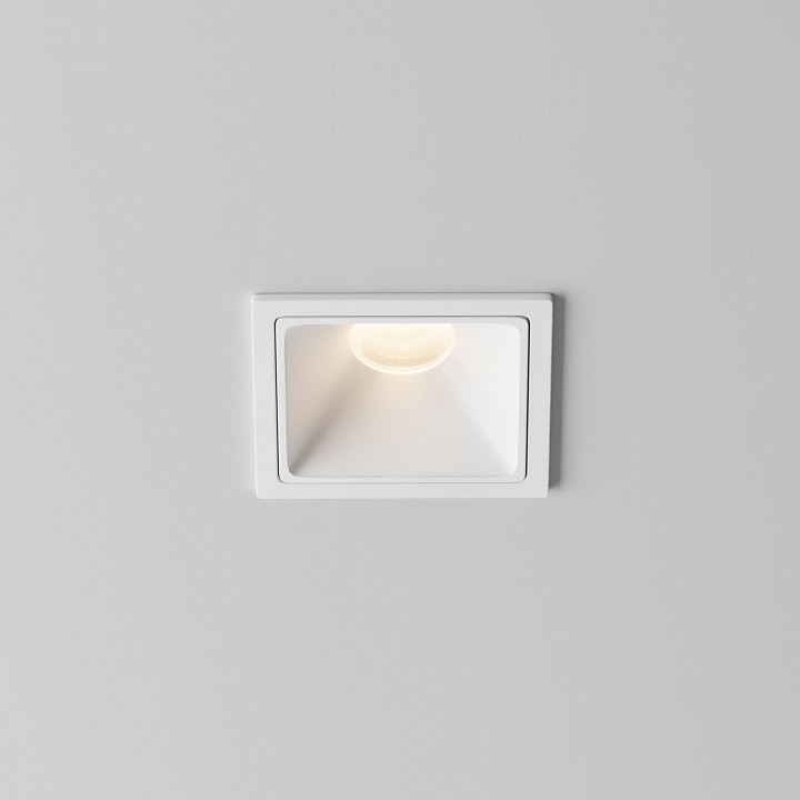 Встраиваемый светильник maytoni alfa led dl043-01-10w3k-sq-w-1
