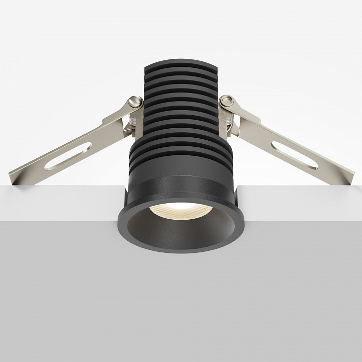 Встраиваемый светильник maytoni mini dl059-7w3k-b