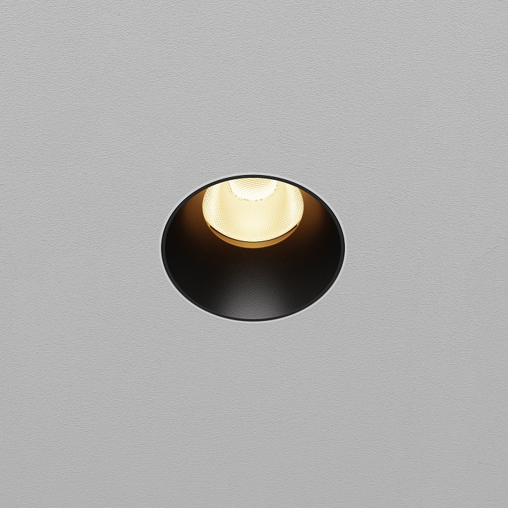 Встраиваемый светильник maytoni dip dl119-10w-2.7k-trs-b