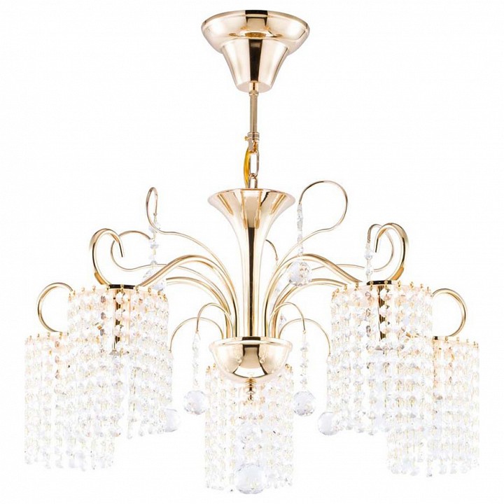 Подвесная люстра freya leona fr1127-pl-05-g