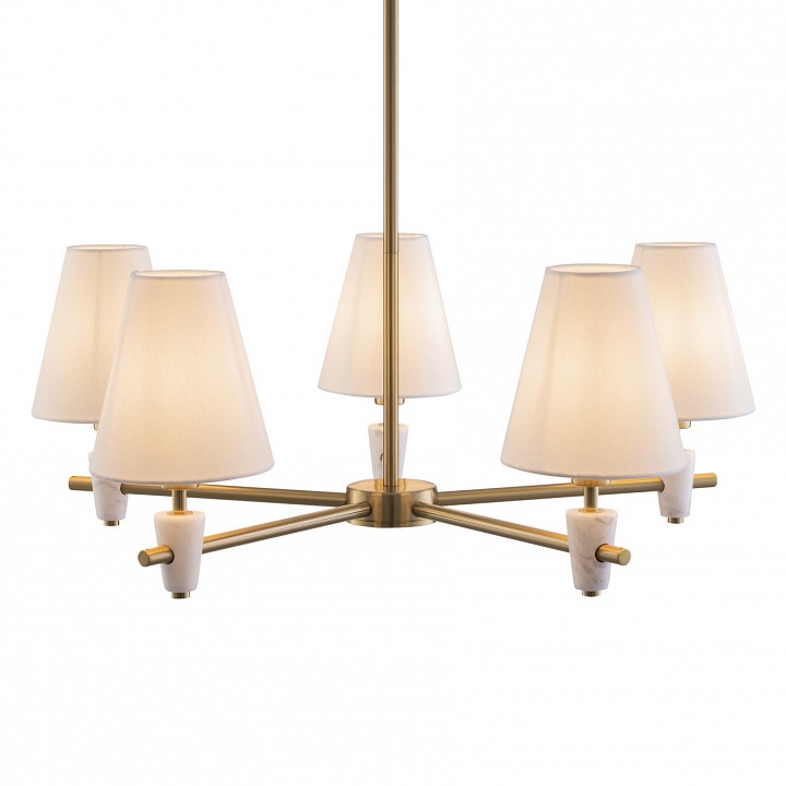 Люстра на штанге freya pietra fr5371cl-05bs