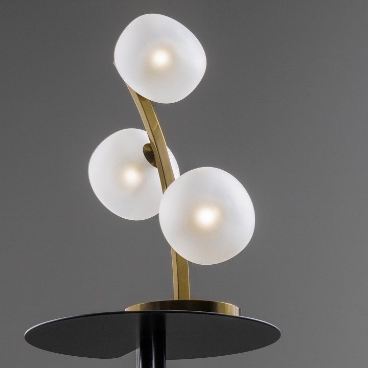Настольная лампа декоративная freya donuts fr5444tl-03bs