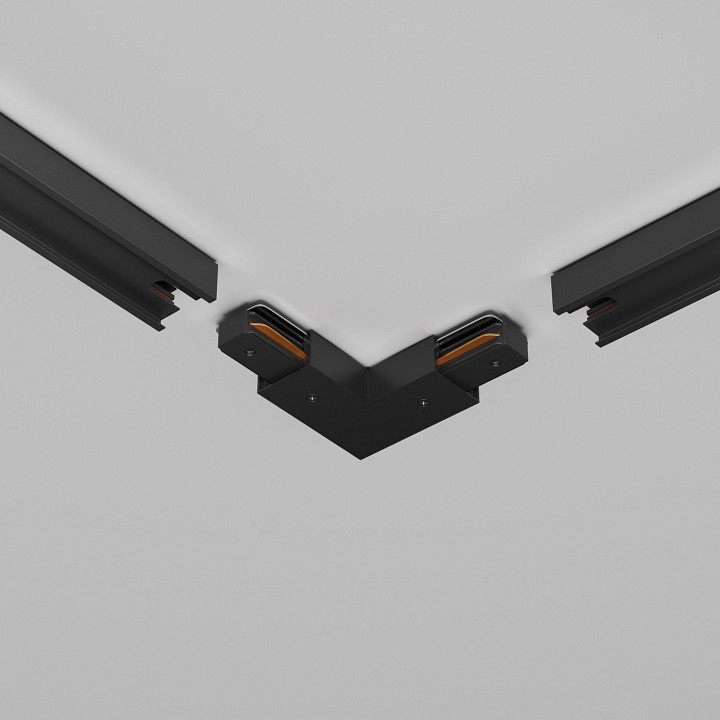 Соединитель угловой l-образный для треков maytoni accessories for tracks unity tra001clb-11b