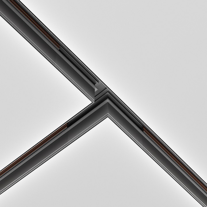 Соединитель t-образный для треков встраиваемых maytoni accessories for tracks exility tra034ct-42.12b