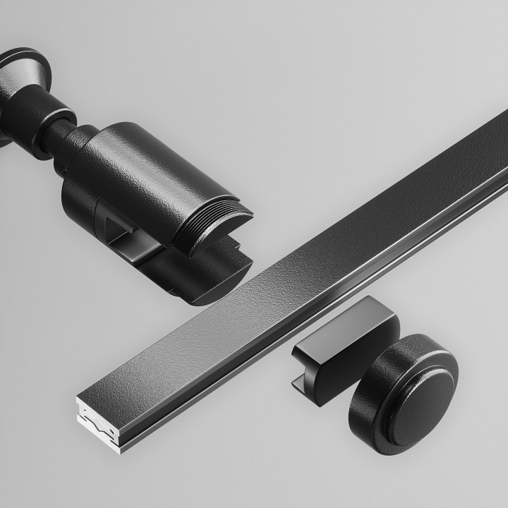 Основание на штанге maytoni accessories for tracks flarity tra155cw-s1-b