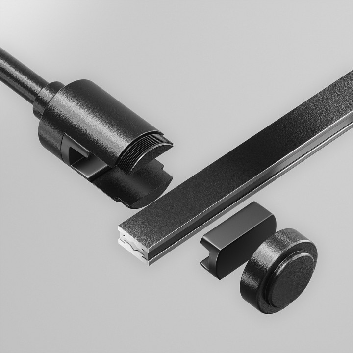 Основание на штанге maytoni accessories for tracks flarity tra155cw-sl1-b