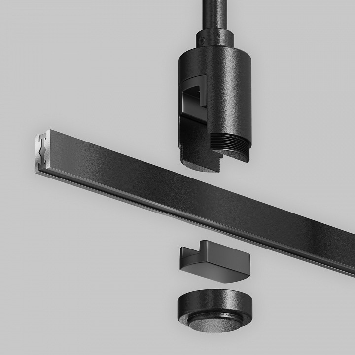 Основание на штанге maytoni accessories for tracks flarity tra158c-bl1-b