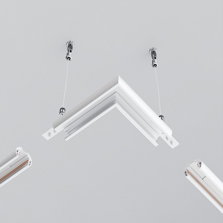 Соединитель угловой l-образный для треков накладных maytoni accessories for tracks exility tram034cl-r-41w