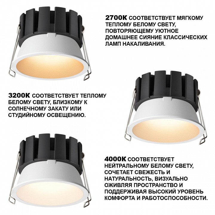 Встраиваемый светильник novotech solis 359857