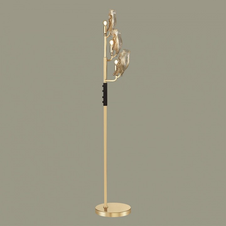 Торшер odeon light ventaglio 4870/3f