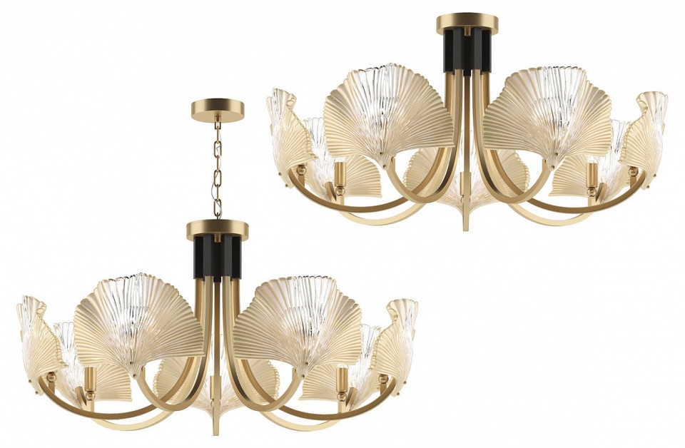 Подвесная люстра odeon light ventaglio 4870/7