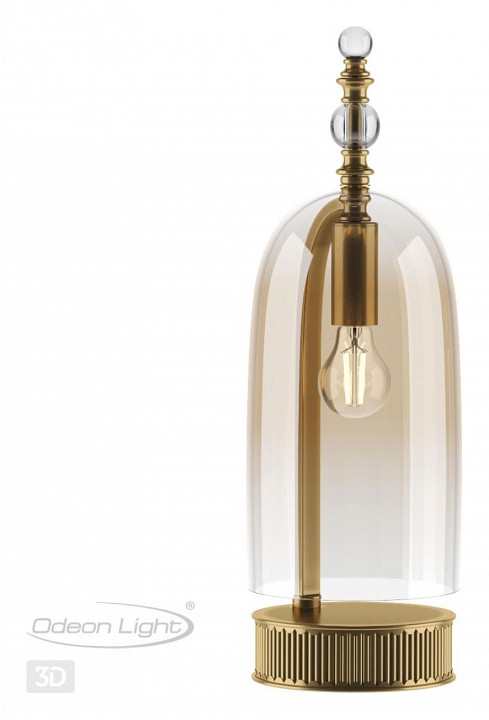 Настольная лампа декоративная odeon light bell 4892/1t