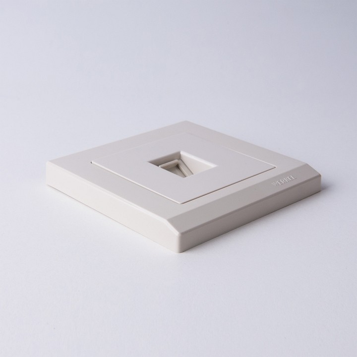 Розетка ethernet rj-45 без рамки werkel слоновая кость w1181003