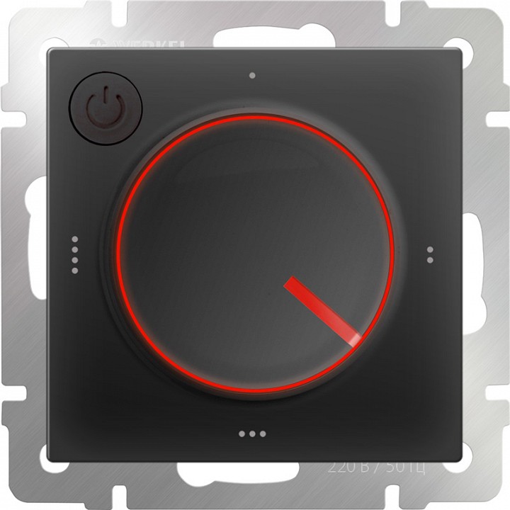 Терморегулятор электромеханический для теплого пола werkel черный w1151108