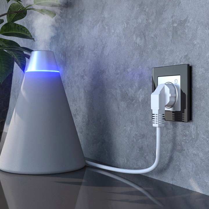 Розетка с заземлением и со шторками, Без рамки с wi-fi werkel серебряный w1171606
