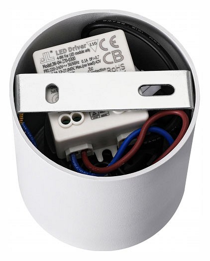 Накладной светильник iledex metrica 108-7w-d80-3000k-24dg-wh