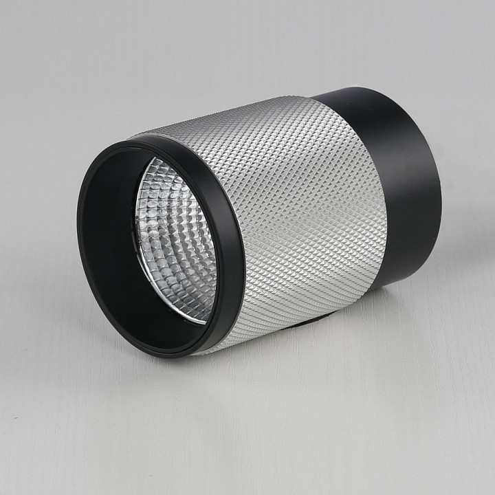 Накладной светильник iledex technical delta 1955-10w-3000k-36 bk+sl