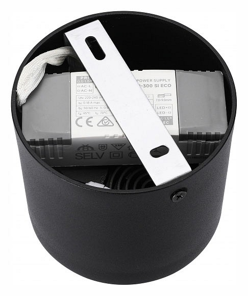 Накладной светильник iledex metrica 113-12w-d100-3000k-24dg-bk