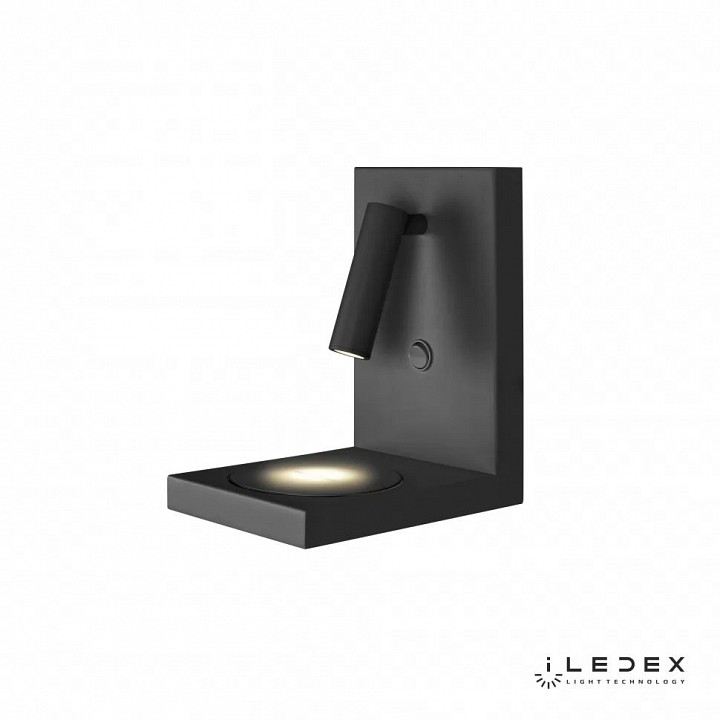 Бра с полкой iledex icharge 1831a bk