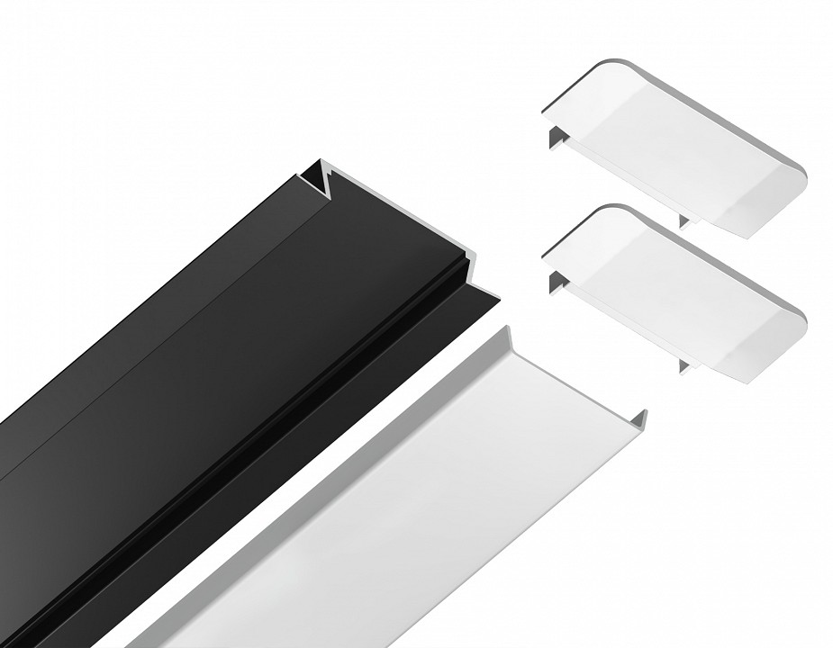 Профиль встраиваемый ambrella light gp gp1100bk