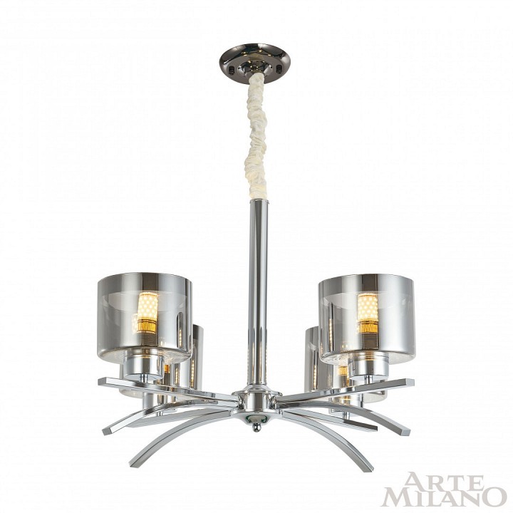 Подвесная люстра arte milano neapolis-78207 278207/4 ni