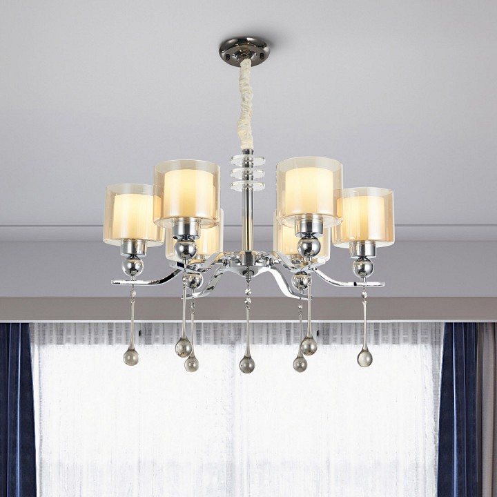 Подвесная люстра arte milano neapolis-79207 279207/6 ni