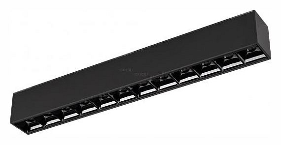 Встраиваемый светильник arlight mag-laser-45-l320-12w day4000 (bk, 15 deg, 24v) 026936