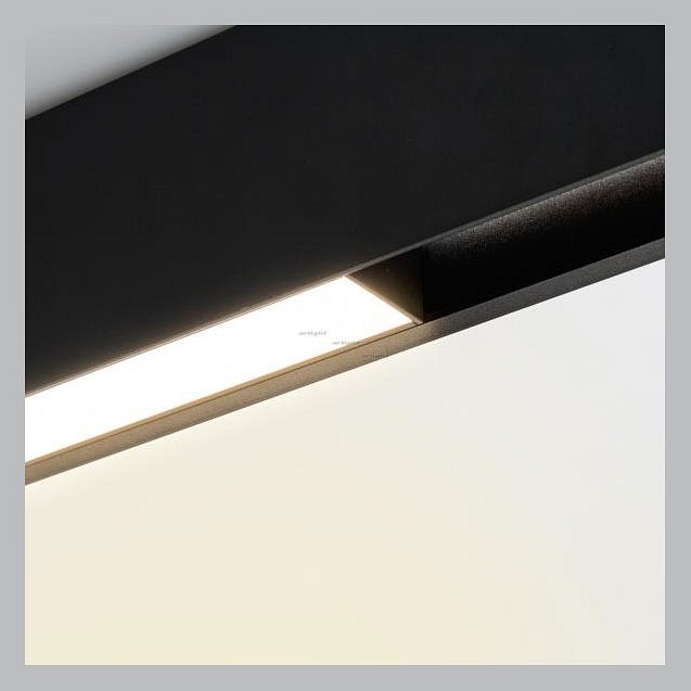 Встраиваемый светильник arlight mag-flat-45-l405-12w warm3000 (bk, 100 deg, 24v) 026950