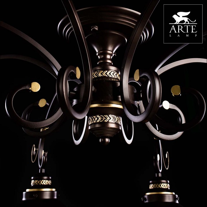 Потолочная люстра arte lamp grazioso a4577pl-8ck