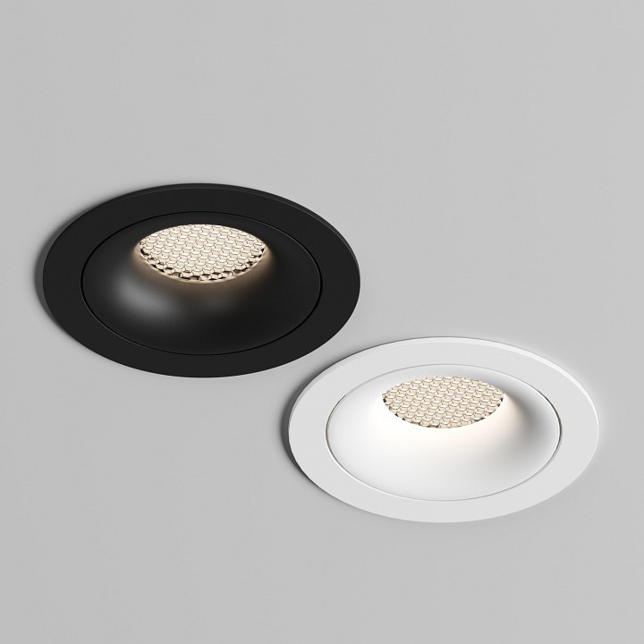 Встраиваемый светильник denkirs roto dk2120-wh