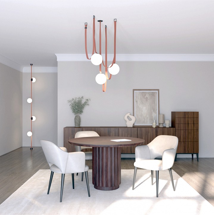 Накладной светильник denkirs belty orb dk5550-bk