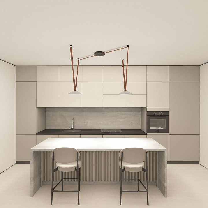 Накладной светильник denkirs belty flow dk5564-wh+bk