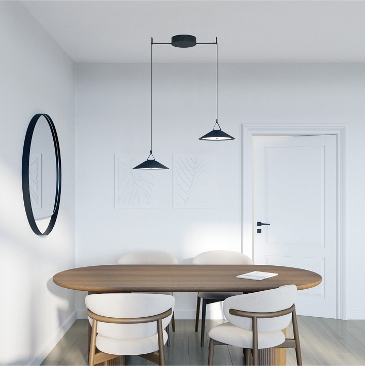 Накладной светильник denkirs belty flow dk5565-bk