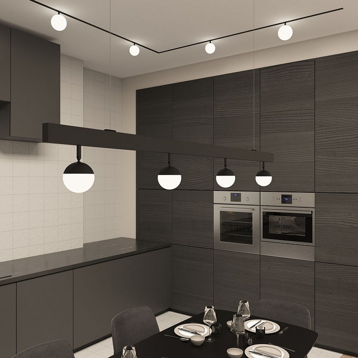 Светильник на штанге denkirs smart мун dk8051-bk