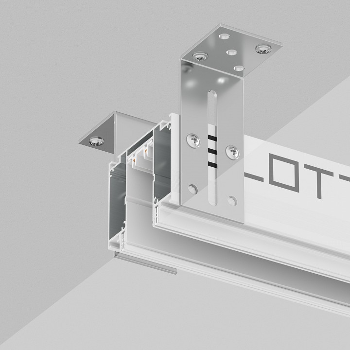 Трек встраиваемый denkirs smart slott tr2014-wh
