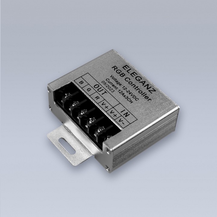 Контроллер-регулятор цвета rgbw с пультом ду eleganz  1004