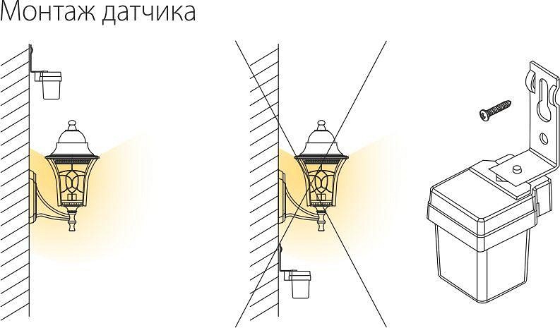 Датчик освещенности elektrostandard sns-l a026126