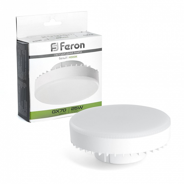 Лампа светодиодная feron lb-474 gx70 25вт 4000k 38269